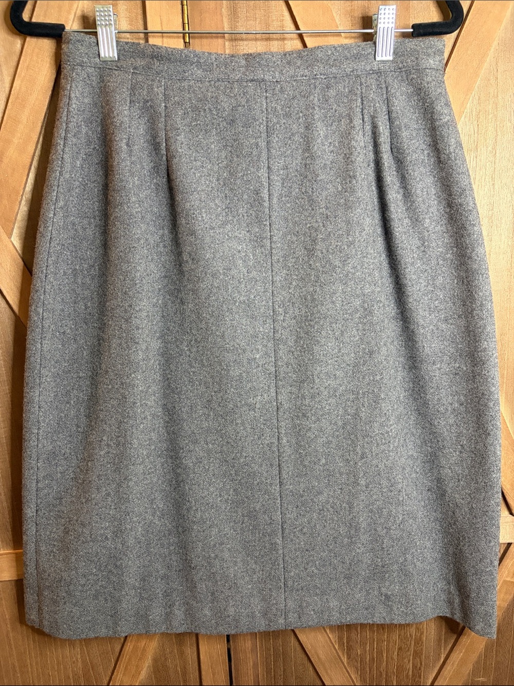 TABI INTERNATIONAL Vintage Grey Wool Pencil Skirt SIZE 14